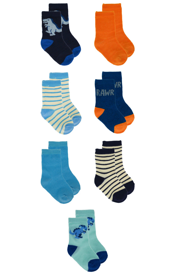Infant socks 7 pair pack