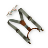 Bow tie and suspender set - Carrots and easter eggs