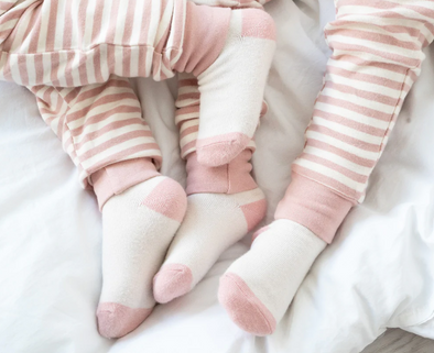 Toddler socks in organic cotton