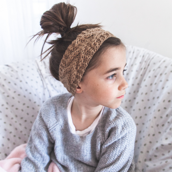 Knitted head band