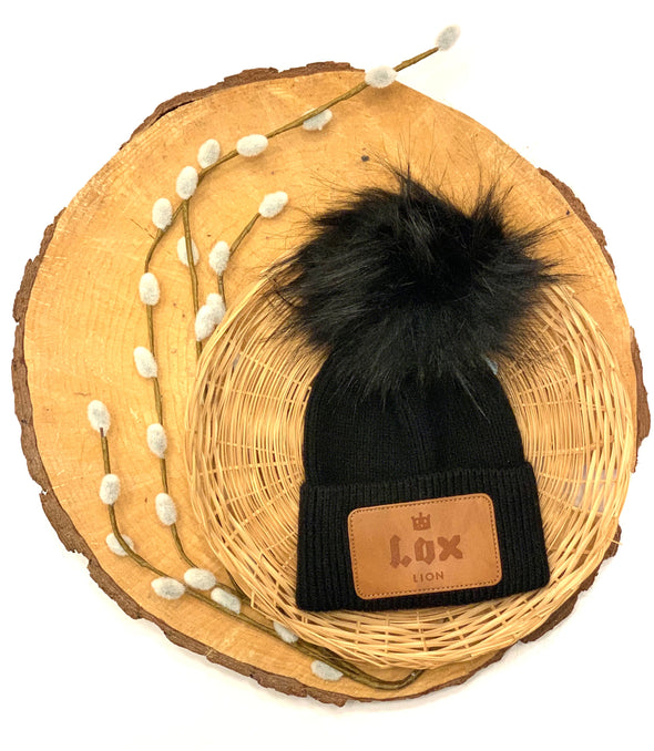 Edelweiss - Angora wool patch winter hat